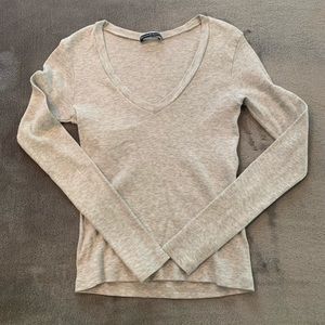 brandy melville grey long sleeve